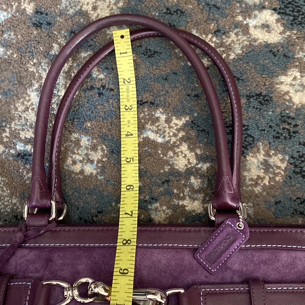 Excellent Vintage Coach Suede bag - Picture 12 of 15